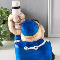 Копилка для денег «Добрый гаишник», гипс, 22.5×18×15 см Копилка для денег «Добрый гаишник», гипс, 22.5×18×15 см