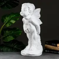 Фигура гипс &laquo;Эльфина&raquo;, белая, 23&times;27&times;51 см