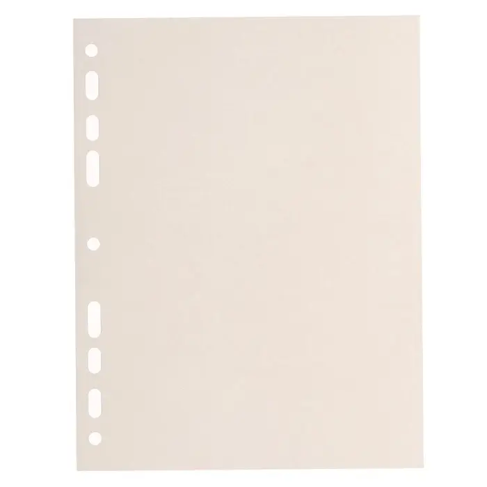 Набор разделителей листов А5 Office-2000, 5 листов без индексации, цветные, пластик 120 мкм