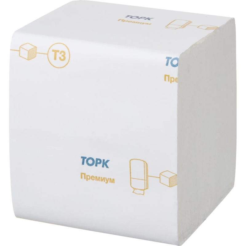 Бумага туалетная д/дисп Торк Премиум 2сл Т3 200л 40пач/уп_233100