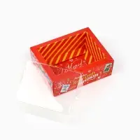 Коробка складная с пластиковой крышкой «Новогодняя доставка», 11.5 х 9 х 4 см