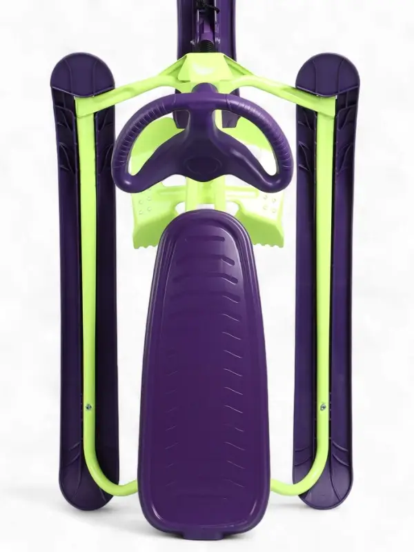 Снегокат, лимонный, фиолетовый, ТСП/ЛФ Nika Kids Снегокат, лимонный, фиолетовый, ТСП/ЛФ Nika Kids