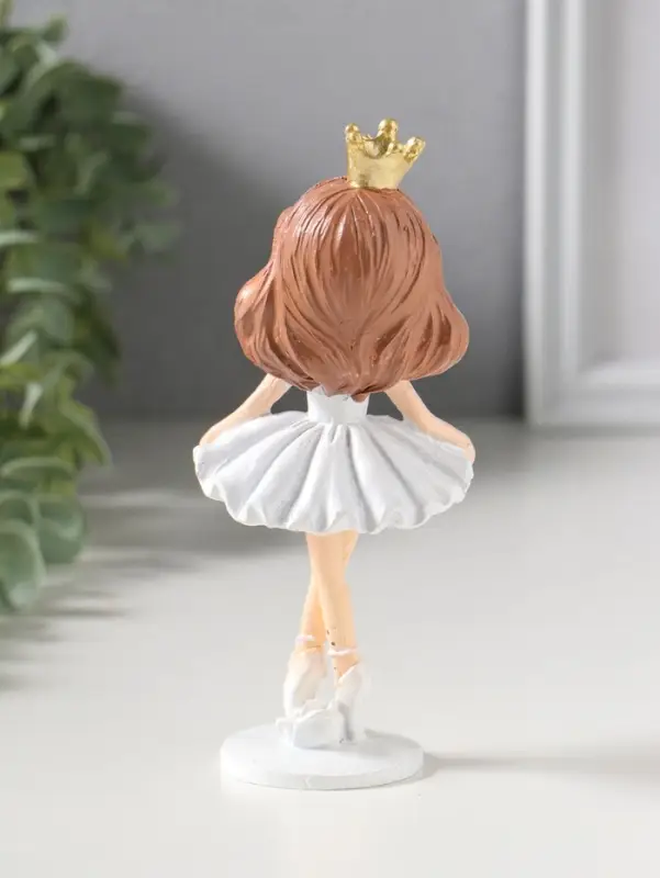 Сувенир полистоун "Малышка-принцесса, маленькая балерина" 6,5х5,5х15 см