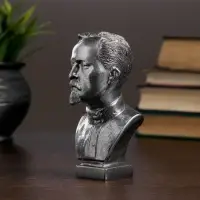 Бюст &laquo;Дзержинский&raquo;, фигурка гипс, металлик, 6&times;12&times;6 см