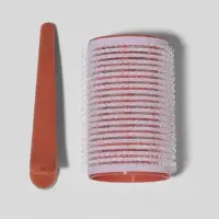 Бигуди для чёлки, с зажимом, d=3.5 см, 6.2 см, МИКС