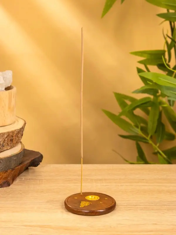 Подставка под благовония "Будда" 7 см, дерево шишам