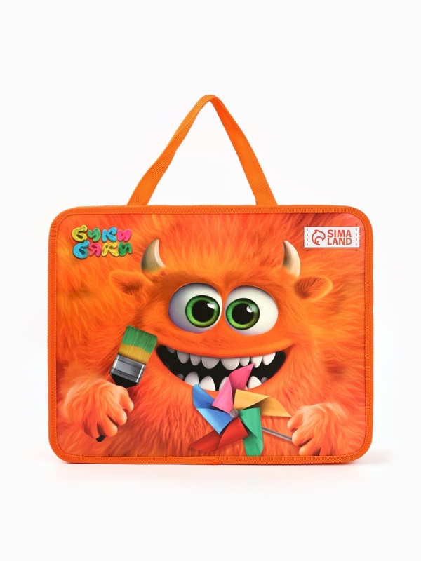 Папка с ручками пластик А4, 75мм 330*260 ПМ-А4-26 Буки Бяки Папка с ручками пластик А4, 75мм 330*260 ПМ-А4-26 Буки Бяки