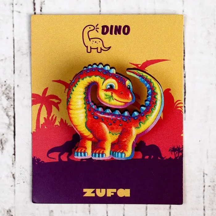 Деревянный значок «Диплодок» Деревянный значок «Диплодок»