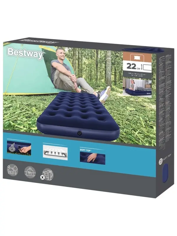 Матрас надувной Pavillo, 188&times;99&times;22 см, односпальный, 67001 Bestway