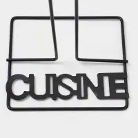 Держатель для бумажных полотенец настольный Доляна, 13.5&times;15.5&times;29 см, чёрный