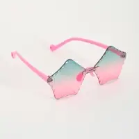 Карнавальные очки "Пятиугольник" градиент, цвета МИКС