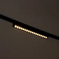 Светильник трековый BayerLux SLIM &laquo;Книжка-33&raquo;, LED, 18 Вт, 3000K-6000К, 48 В, CRI90, 3.2&times;3.8&times;33.6 см, чёрный