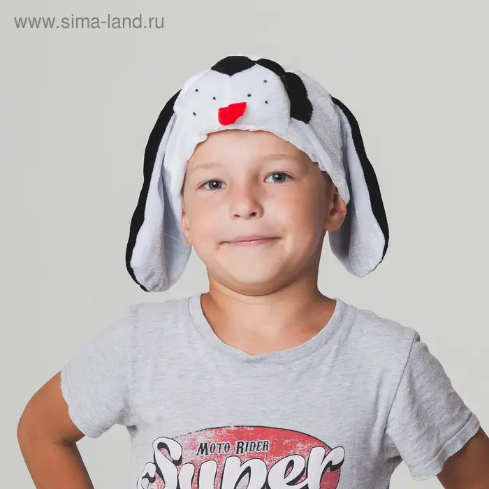 Карнавальная шапка  Карнавальная шапка "Собака далматинец"  обхват головы 52-54 см