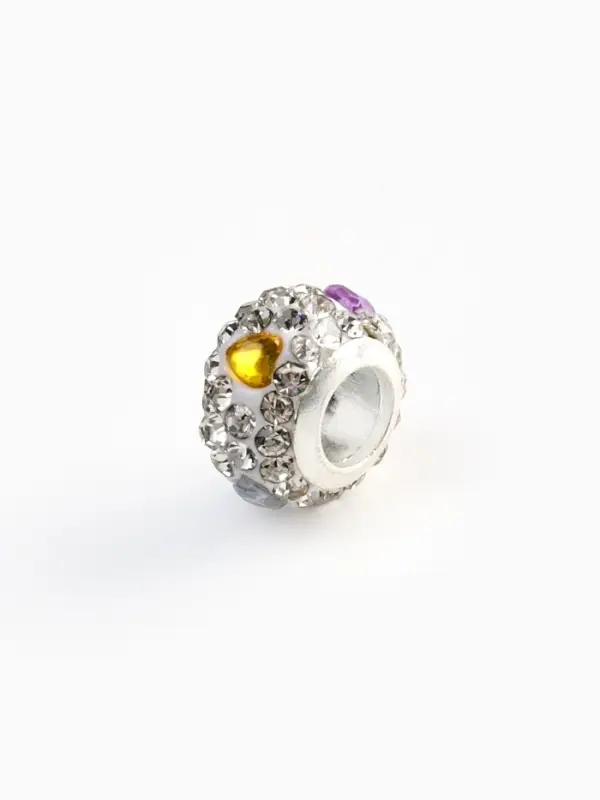 Бусинка «Сердечко шамбала», для творчества, МИКС Бусинка «Сердечко шамбала», для творчества, МИКС