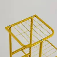 Подставка для цветов Greengo, 7 полок, 43&times;22&times;126 см, напольная, металл, цвет золотой