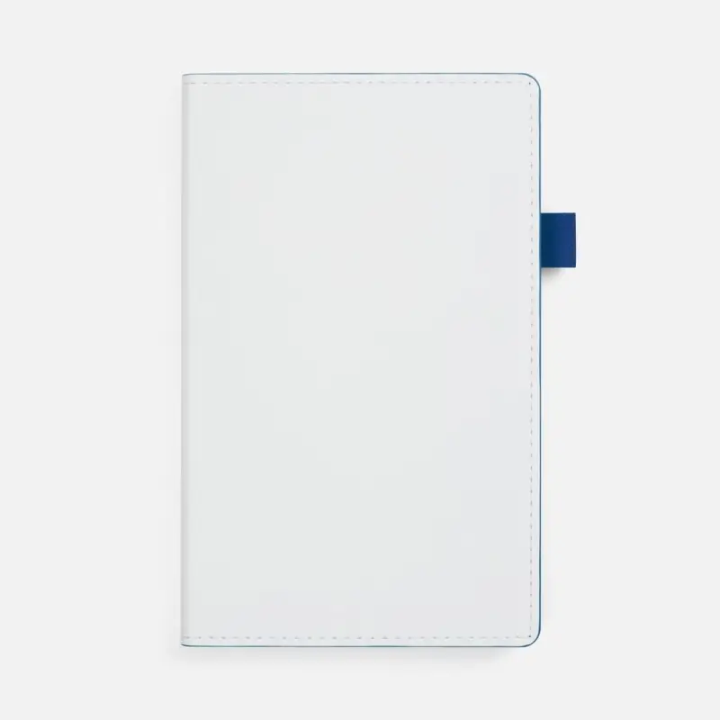 Ежедневник White Shall, недатированный, бело-синий Ежедневник White Shall, недатированный, бело-синий