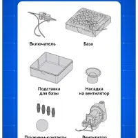 Электронный конструктор &laquo;Мини-Аэротруба&raquo;, 10 элементов
