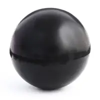 Игрушка "Цельнорезиновый мяч", 8 см, черный Игрушка "Цельнорезиновый мяч", 8 см, черный