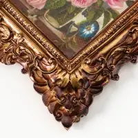 Фоторамка полистоун 9х13 см "Княгиня" золото 1,8х18х23 см