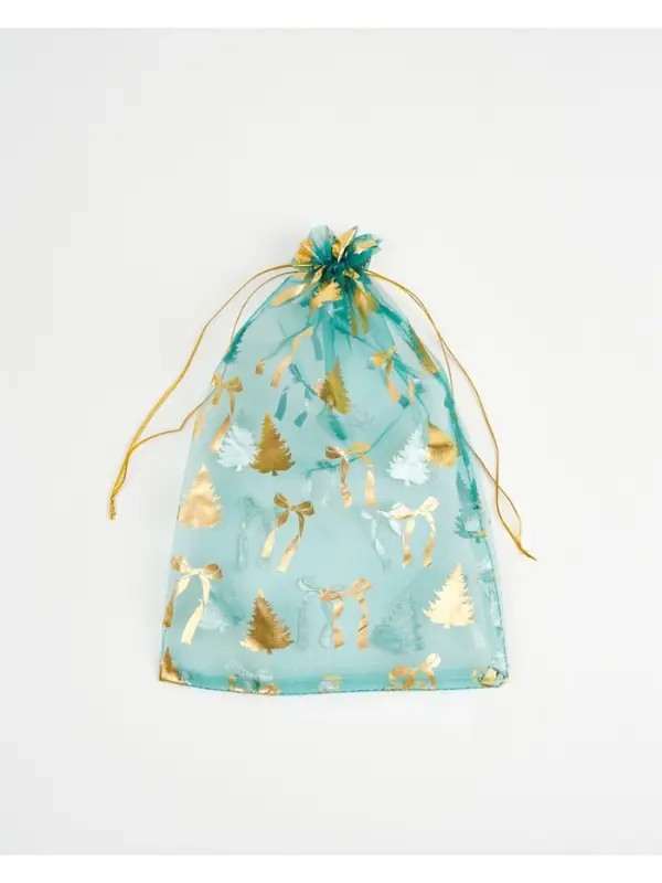 Мешочек подарочный органза «Новогоднее настроение», 20 × 30 см Мешочек подарочный органза «Новогоднее настроение», 20 × 30 см