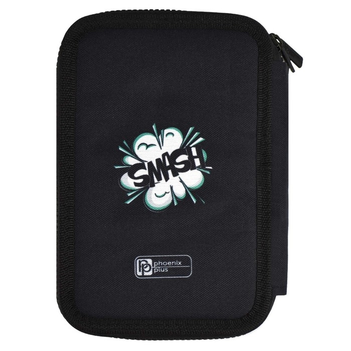 Пенал 2 секции 123*198 ткань Феникс Пенал 2 секции 123*198 ткань Феникс "Бунтарский дух" мал черн 65683