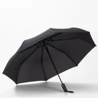 Зонт полуавтоматический &laquo;Клетка&raquo;, эпонж, 3 сложения, 8 спиц, R = 48/55 см, D=110 см, цвет МИКС