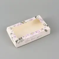 Коробка подарочная с окном &laquo;От всей души&raquo;, 20&times;12&times;4 см, самосборная