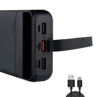 Внешний аккумулятор 30000 mAh J123B HOCO черный