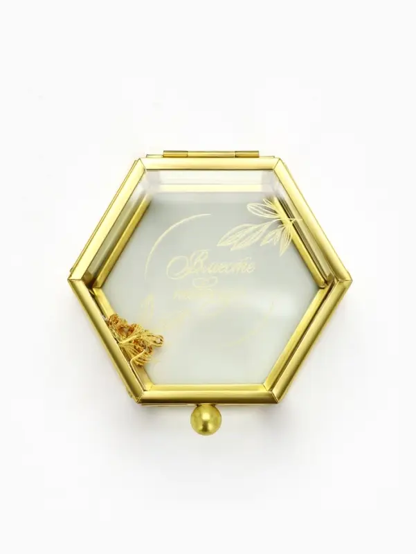 Шкатулка для украшений &laquo;Вместе навсегда&raquo;, 7&times;6&times;3.5 см, стекло