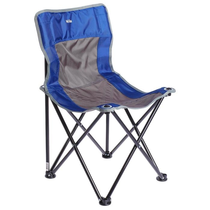 Стул складной Nika «Премиум 3», 46 x 46 x 77 см, цвет синий/серый Стул складной Nika «Премиум 3», 46 x 46 x 77 см, цвет синий/серый