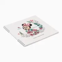 Книга пожеланий на пружине, 21,7х21 см, Минни Маус