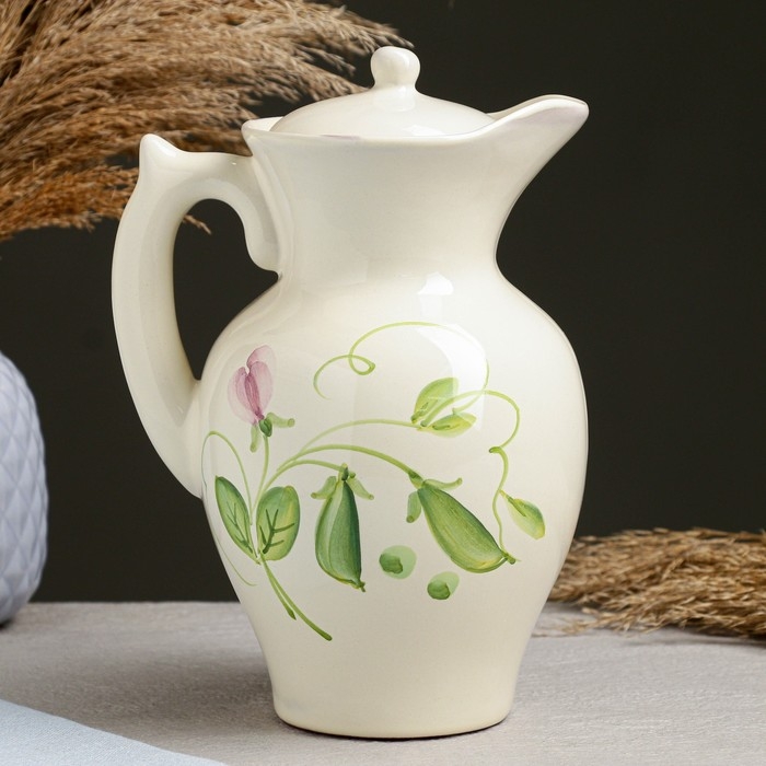 Кувшин Кувшин "Дачный" 1,4л / 22,5х13,5см, горошек