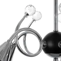 Светильник потолочный BayerLux &laquo;Марианна&raquo;, люстра 5хЕ27, 40 Вт, чёрный, 69&times;69&times;32.5 см