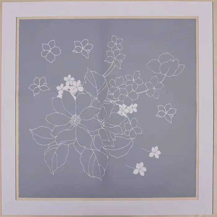 Пленка для цветов матовая, «Цветы с каймой», 58×58 см, розовый Пленка для цветов матовая, «Цветы с каймой», 58×58 см, розовый