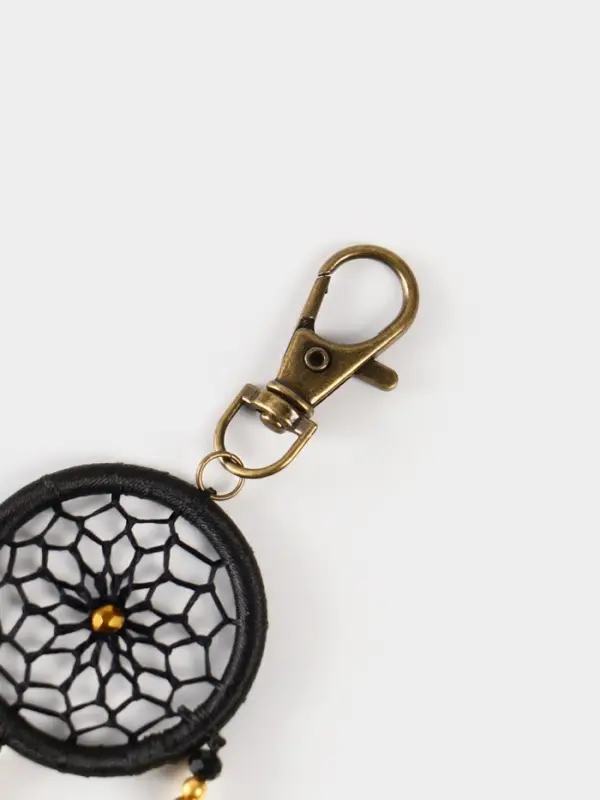 Брелок ловец снов, 17 см, чёрный Брелок ловец снов, 17 см, чёрный