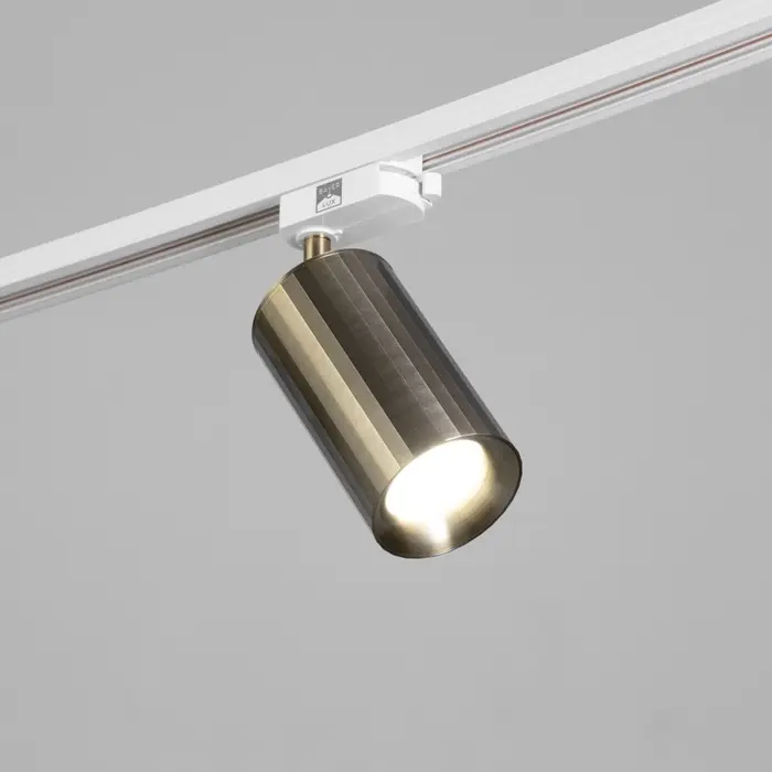 Светильник трековый BayerLux Simple &laquo;Алисер&raquo; GU10, 220 В, 7.5&times;7.5&times;20 см, бронза
