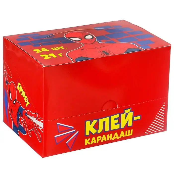 Клей-карандаш PVP 21 г, «Человек-паук» Клей-карандаш PVP 21 г, «Человек-паук»