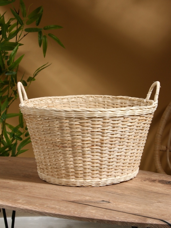 Корзина для белья, 44х44х31 см, ротанг