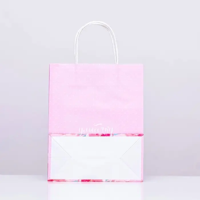 Пакет крафт «Улыбочку», 22×12×27 см Пакет крафт «Улыбочку», 22×12×27 см