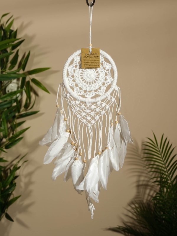 Ловец снов Ловец снов "Белый цветочек" 12х50 см.