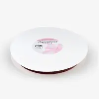 Лента бархатная, с золотым люрексом, 15 мм, 18&plusmn;1 м, бордовая №46