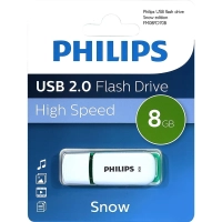 Флеш-память PHILIPS SNOW2.0 8GB, USB 2.0