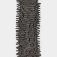 Насадка для плоской швабры &laquo;Доляна&raquo;, 42&times;12 см, микрофибра букли, 80 г, серая