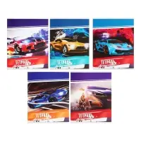 Тетрадь 48 листов в клетку, Calligrata «Авто», обложка мелованный картон, серые листы, МИКС Тетрадь 48 листов в клетку, Calligrata «Авто», обложка мелованный картон, серые листы, МИКС