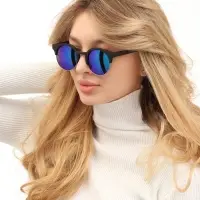 Очки солнцезащитные &laquo;OneSun. Панто&raquo;, uv 400, линза 4.7&times;4.1 см, синие