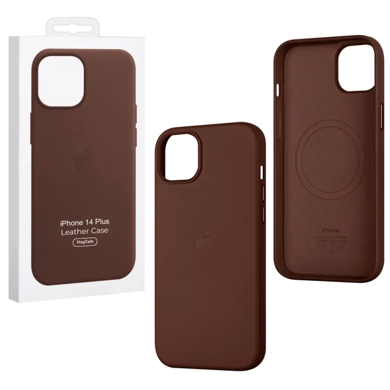 Чехол iPh 14 Plus Leather Case 100% ORG Umber Чехол iPh 14 Plus Leather Case 100% ORG Umber