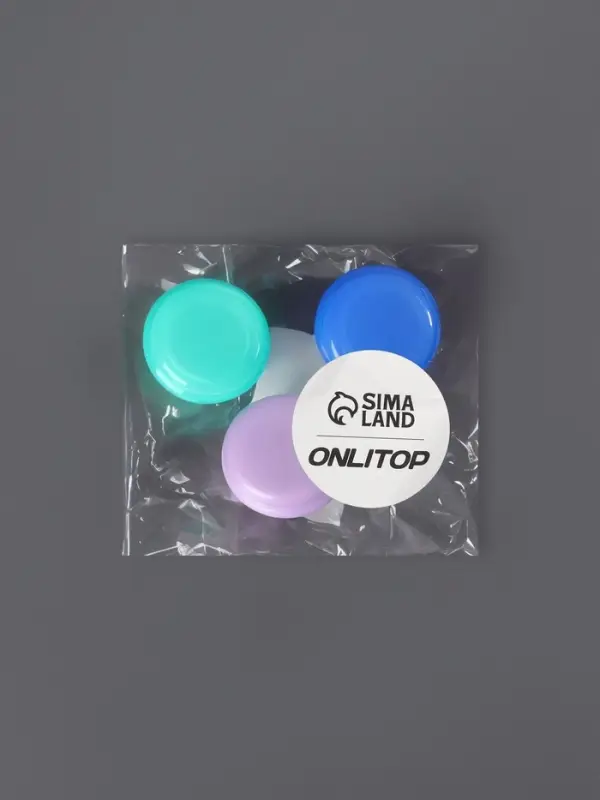 Баночки для хранения, фасовка 3 шт., 5 мл, фиолетовые, зелёные, синие Баночки для хранения, фасовка 3 шт., 5 мл, фиолетовые, зелёные, синие