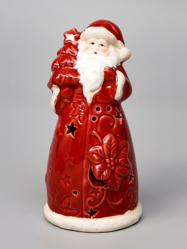 Светодиодная фигура Светодиодная фигура "Дед Мороз" 13.8х6.8х7.5, 1 LED, LR44x3(в компл.), Т/БЕЛЫЙ