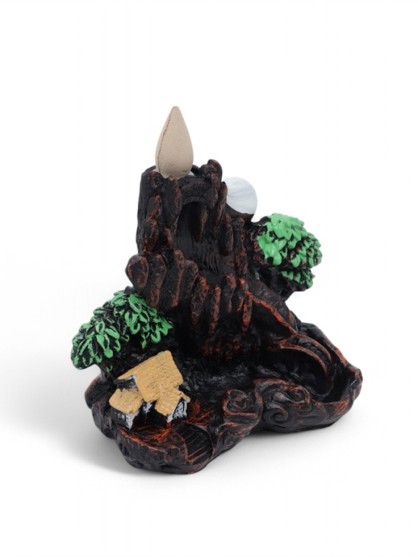 Подставка для благовоний "Деревенька в гора×" 10×12,5 см