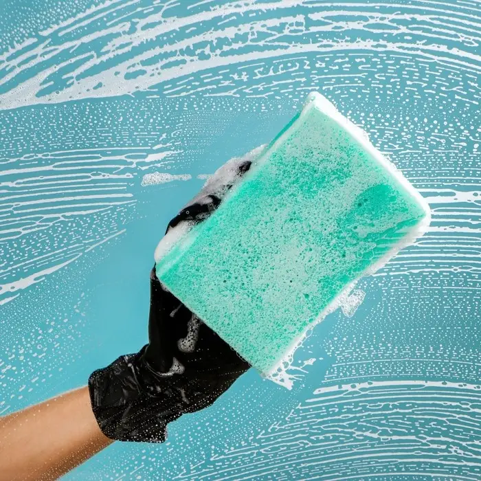 Губка автомобильная Grand Caratt, 150 х 100 х 45 мм, микс